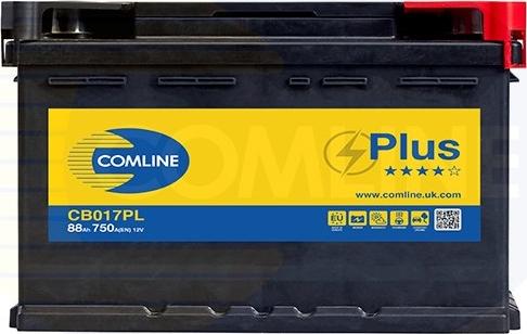 Comline CB017PL - Стартерна акумуляторна батарея, АКБ autocars.com.ua