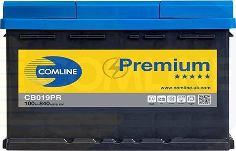Comline CB019PR - Стартерна акумуляторна батарея, АКБ autocars.com.ua