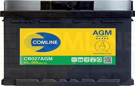 Comline CB027AGM - Стартерна акумуляторна батарея, АКБ autocars.com.ua