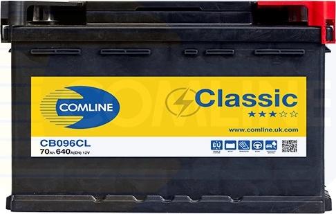 Comline CB096CL - Стартерна акумуляторна батарея, АКБ autocars.com.ua