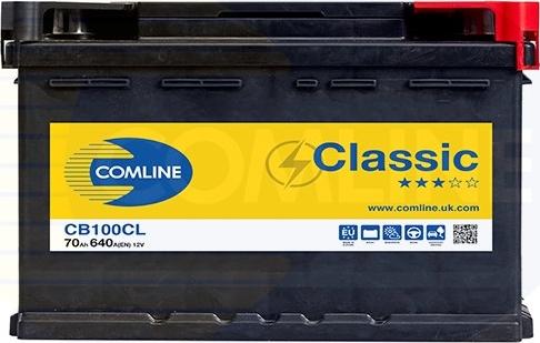 Comline CB100CL - Стартерна акумуляторна батарея, АКБ autocars.com.ua