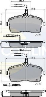 Comline CBP11250 - Тормозные колодки, дисковые, комплект avtokuzovplus.com.ua