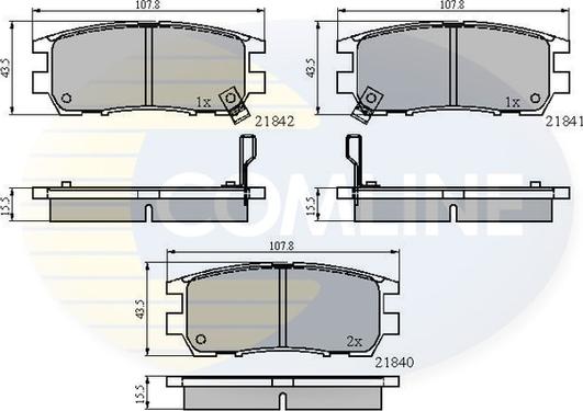 Comline CBP3233 - Гальмівні колодки, дискові гальма autocars.com.ua