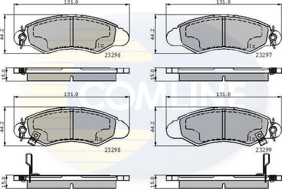 Comline CBP3814 - Гальмівні колодки, дискові гальма autocars.com.ua