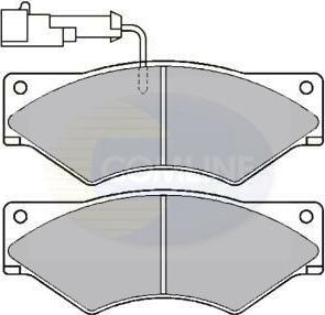 Comline CBP9045 - Тормозные колодки, дисковые, комплект avtokuzovplus.com.ua