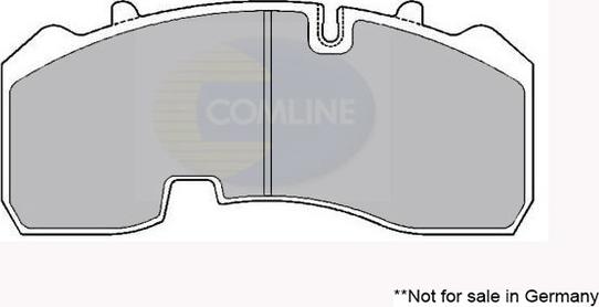 Comline CBP9061K - Гальмівні колодки, дискові гальма autocars.com.ua