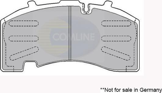 Comline CBP9062K - Гальмівні колодки, дискові гальма autocars.com.ua