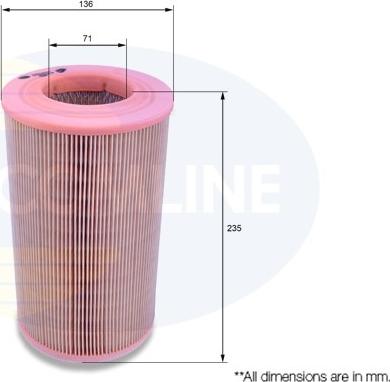 Comline CNS12007 - Воздушный фильтр avtokuzovplus.com.ua