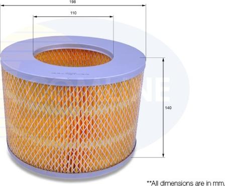Comline CTY12149 - Повітряний фільтр autocars.com.ua