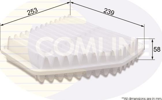 Comline CTY12185 - Повітряний фільтр autocars.com.ua