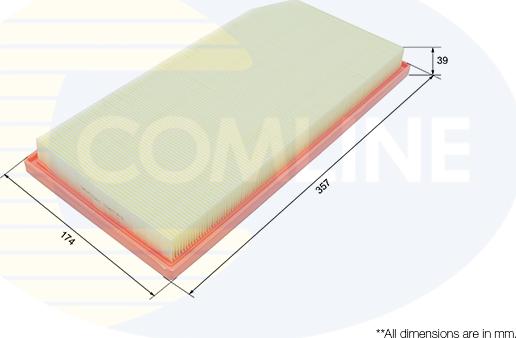 Comline EAF1055 - Повітряний фільтр autocars.com.ua