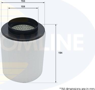 Comline EAF1080 - Повітряний фільтр autocars.com.ua