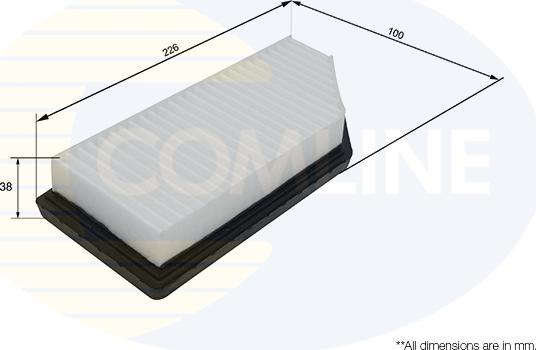 Comline EAF1083 - Повітряний фільтр autocars.com.ua