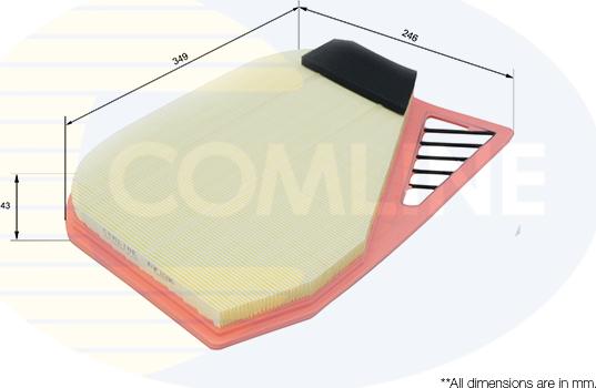 Comline EAF1086 - Повітряний фільтр autocars.com.ua
