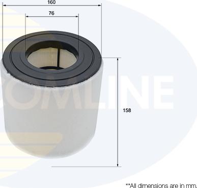 Comline EAF1092 - Повітряний фільтр autocars.com.ua