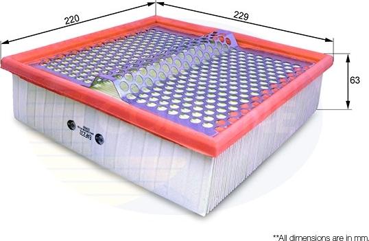 Comline EAF232 - Воздушный фильтр autodnr.net