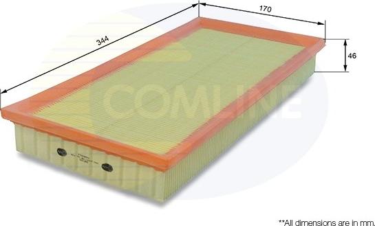 Comline EAF270 - Повітряний фільтр autocars.com.ua