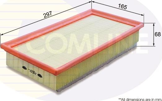 Comline EAF413 - Повітряний фільтр autocars.com.ua