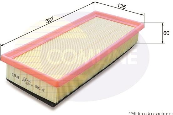 Comline EAF414 - Повітряний фільтр autocars.com.ua