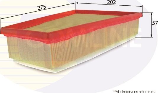 Comline EAF428 - Повітряний фільтр autocars.com.ua