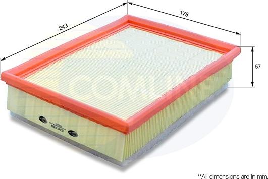 Comline EAF485 - Воздушный фильтр avtokuzovplus.com.ua