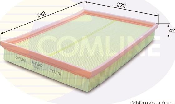 Comline EAF487 - Повітряний фільтр autocars.com.ua