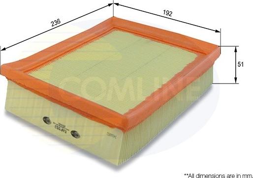 Comline EAF553 - Воздушный фильтр autodnr.net