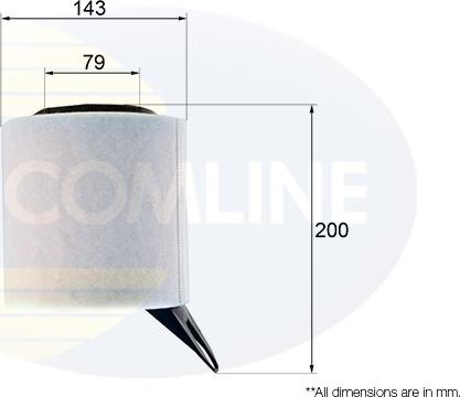 Comline EAF583 - Повітряний фільтр autocars.com.ua