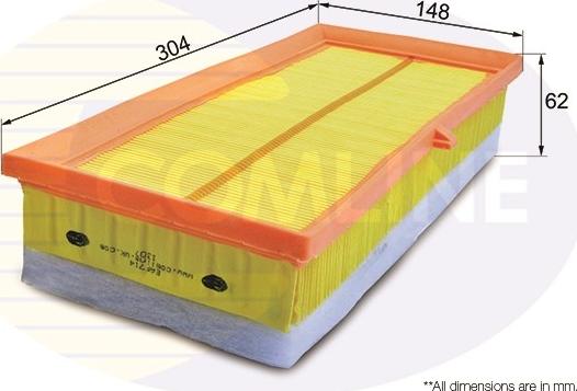 Comline EAF714 - Воздушный фильтр avtokuzovplus.com.ua