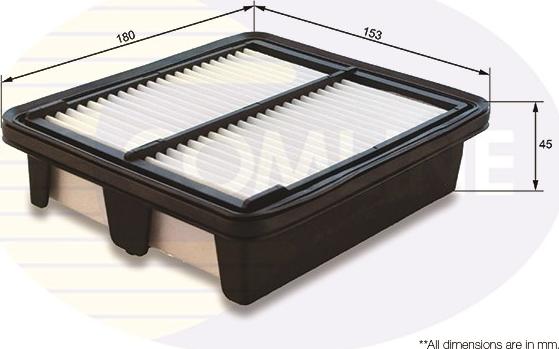 Comline EAF744 - Повітряний фільтр autocars.com.ua