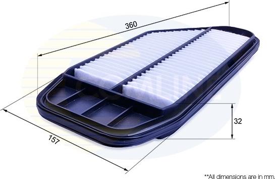 Comline EAF782 - Повітряний фільтр autocars.com.ua