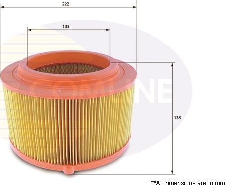 Comline EAF843 - Повітряний фільтр autocars.com.ua