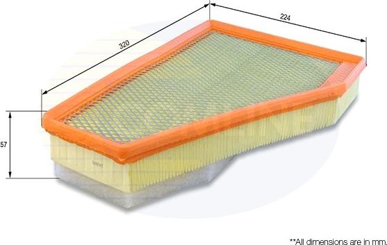 Comline EAF854 - Повітряний фільтр autocars.com.ua