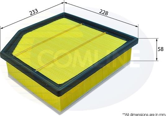 Comline EAF905 - Повітряний фільтр autocars.com.ua