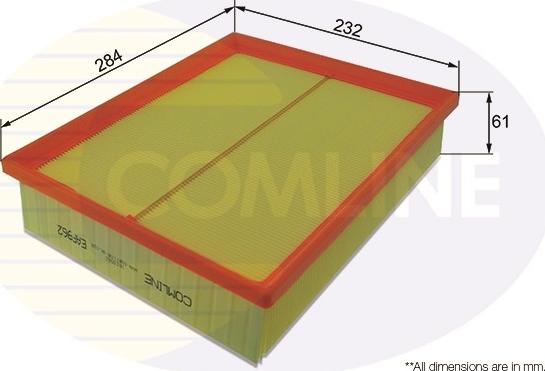 Comline EAF962 - Повітряний фільтр autocars.com.ua