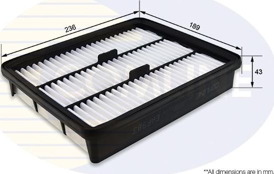 Comline EAF983 - Повітряний фільтр autocars.com.ua