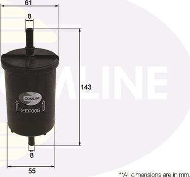 Comline EFF005 - Топливный фильтр autodnr.net