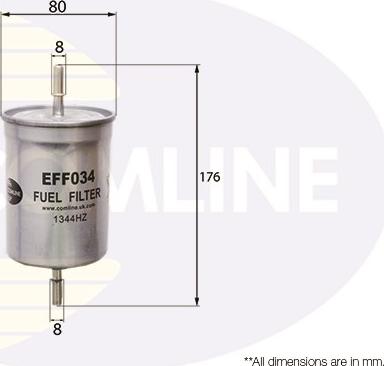 Comline EFF034 - Топливный фильтр avtokuzovplus.com.ua