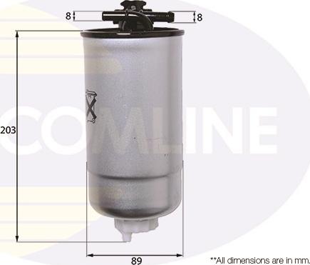 Comline EFF130 - Топливный фильтр avtokuzovplus.com.ua