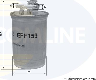 Comline EFF159 - Топливный фильтр avtokuzovplus.com.ua
