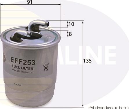 Comline EFF253 - Топливный фильтр autodnr.net