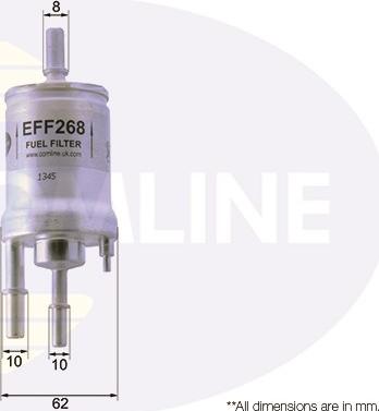 Comline EFF268 - Паливний фільтр autocars.com.ua