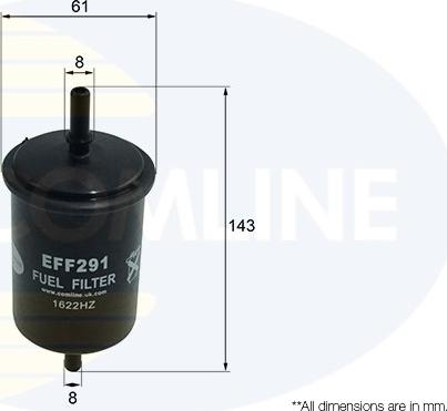 Comline EFF291 - Топливный фильтр avtokuzovplus.com.ua