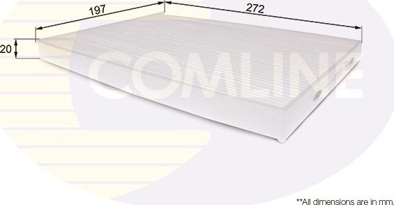 Comline EKF190 - Фильтр воздуха в салоне autodnr.net