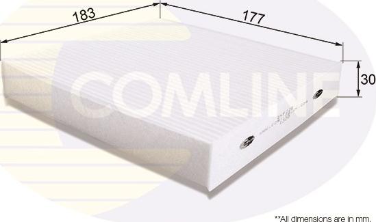 Comline EKF225 - Фильтр воздуха в салоне autodnr.net