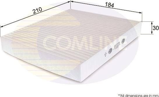 Comline EKF278 - Фильтр воздуха в салоне avtokuzovplus.com.ua