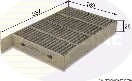 Comline EKF296A - Фильтр воздуха в салоне autodnr.net