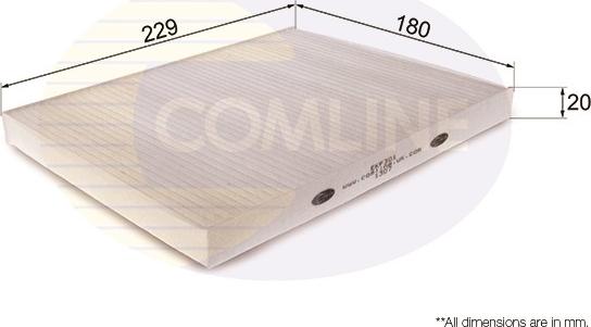 Comline EKF301 - Фильтр воздуха в салоне autodnr.net