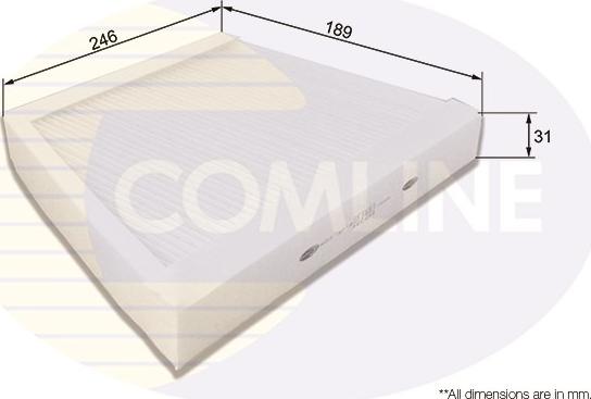 Comline EKF394 - Фильтр воздуха в салоне avtokuzovplus.com.ua