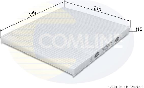 Comline EKF399 - Фильтр воздуха в салоне autodnr.net